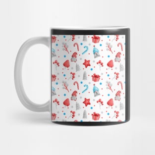 Cute Christmas Pattern - Christmas Baubles Happy Merry Christmas Christmas wrapping paper Cute Santa Claus Pattern Cute Xmas 25th December Dragonfly Christmas Tree Holiday Time Mug